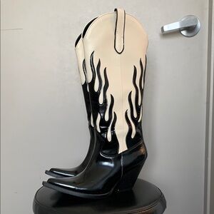 Zara Flame Cowboy Boots